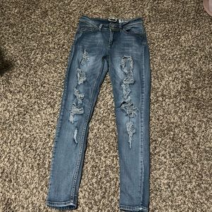ordigo rein ripped skinny jeans size 9